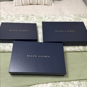 Ralph Lauren Midnight Blue Gift Boxes GREAT CONDITION